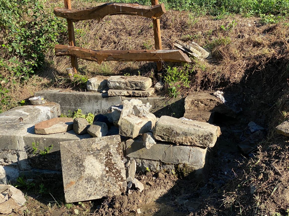 La fontana di Coletta guastata