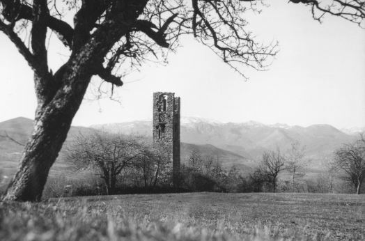 La torre di Selva a Groppallo negli anni '70 del secolo scorso